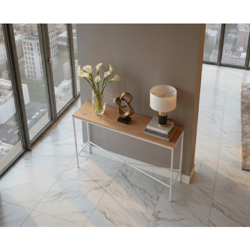 KONSOLA - REGAŁA Z DREWNA LITEGO DĄB OLCHA JESION SKD-385